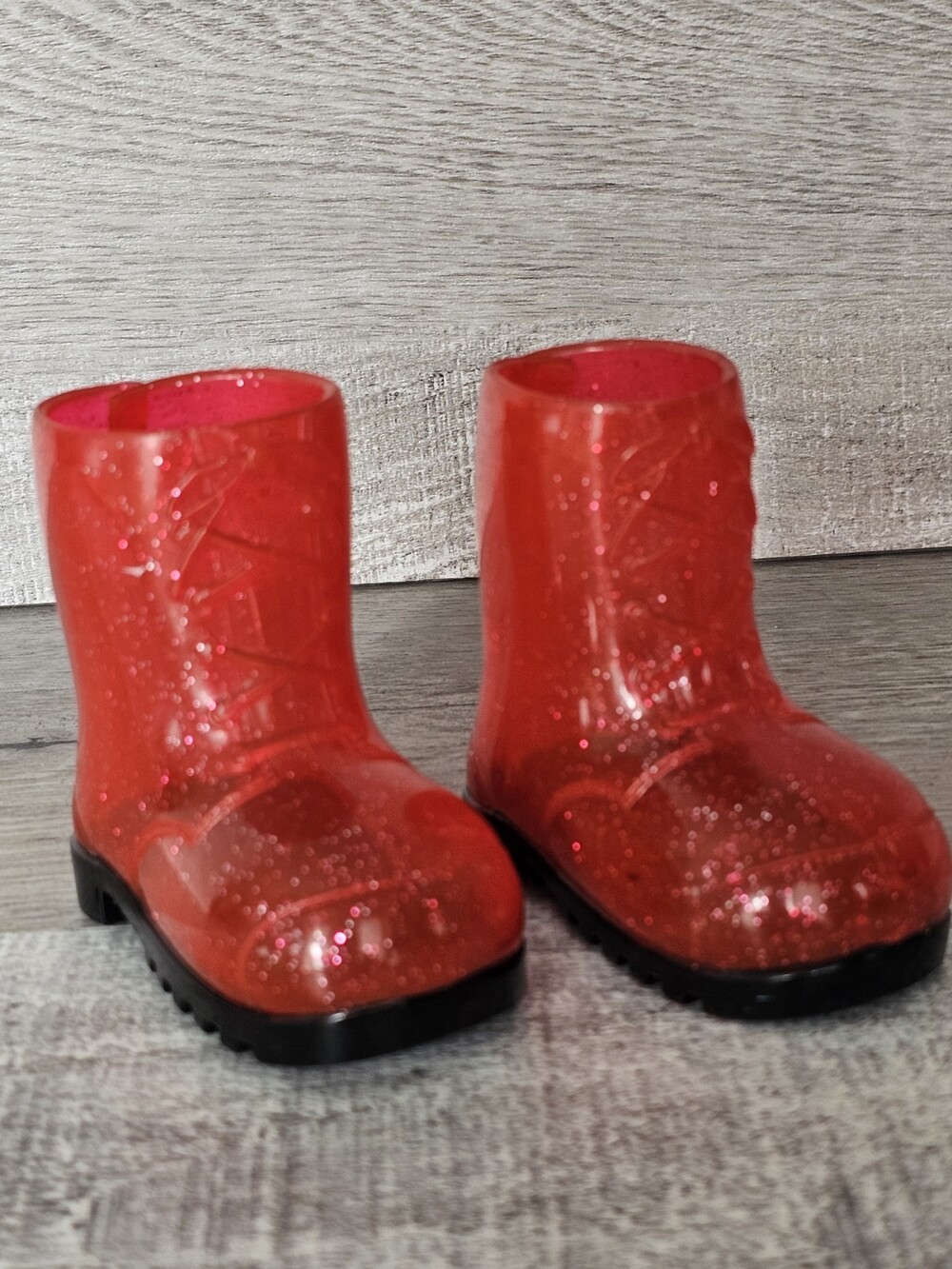 Funrise Shine Red Rain Boot accessory Replacement 2013 Doll Size 18” #88